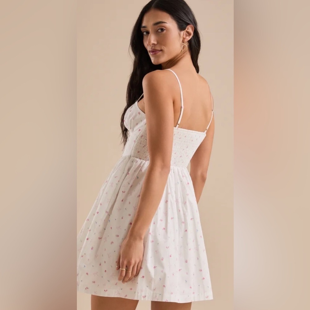 Altar'd State Floral Mini Dress White and Pink NWT - Picture 6 of 14